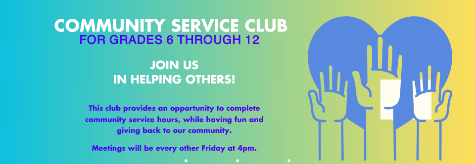 Tween-Teen Community Service Club – Join Now!