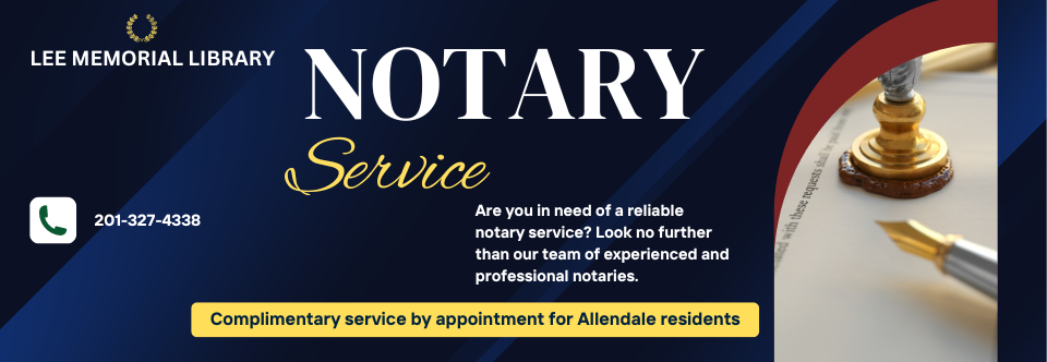 Complimentary Notary Public Service for Allendale Residents