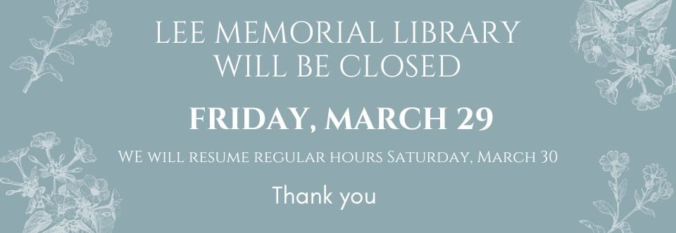 Library Closed Good Friday